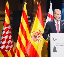Su Majestad el Rey durante su intervención